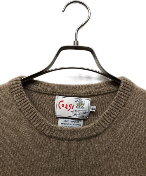 CORGI（コーギ）CORGI (コーギ) カシミヤニット ブラウン サイズ:46の古着・服飾アイテム