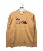 MARNIマルニ）の古着「ロゴセーター」｜ブラウン