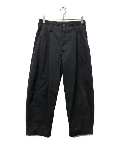 Porter Classic（ポータークラシック）Porter Classic (ポータークラシック) タックパンツ ブラック サイズ:Mの古着・服飾アイテム