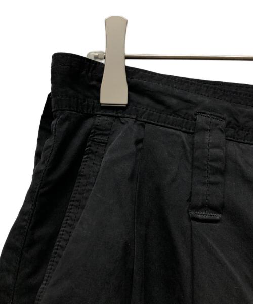 Porter Classic（ポータークラシック）Porter Classic (ポータークラシック) タックパンツ ブラック サイズ:Mの古着・服飾アイテム