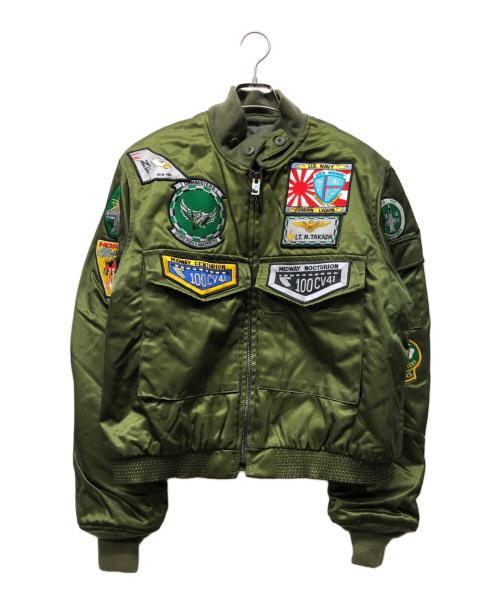 SPIEWAK（スピワック）SPIEWAK (スピワック) フライトジャケット グリーン サイズ:Lの古着・服飾アイテム