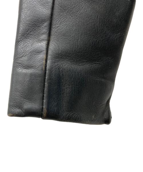 VANSON（バンソン）VANSON (バンソン) シングルライダースジャケット ブラック サイズ:32の古着・服飾アイテム