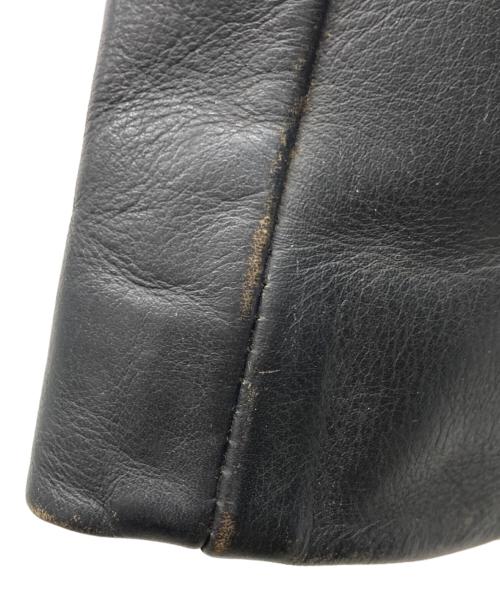 VANSON（バンソン）VANSON (バンソン) シングルライダースジャケット ブラック サイズ:32の古着・服飾アイテム
