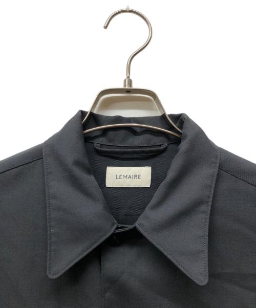 LEMAIRE（ルメール）LEMAIRE (ルメール) ウール混ロングスリーブシャツ ブラック サイズ:Lの古着・服飾アイテム