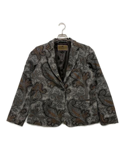 ETRO（エトロ）ETRO (エトロ) テーラードジャケット グレー サイズ:46の古着・服飾アイテム