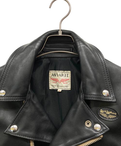Lewis Leathers（ルイスレザース）Lewis Leathers (ルイスレザース) ダブルライダースジャケット サイクロン Cyclone ブラック サイズ:36の古着・服飾アイテム