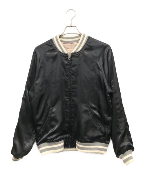 AVIREX（アヴィレックス）AVIREX (アヴィレックス) HABU SKA JACKET ベージュ×ホワイト サイズ:Lの古着・服飾アイテム