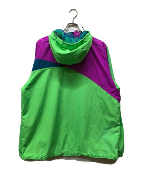 NIKE AQUA GEAR（ナイキアクアギア）NIKE AQUA GEAR (ナイキアクアギア) アノラックパーカー ブルー×グリーン サイズ:Lの古着・服飾アイテム