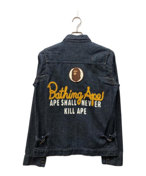 A BATHING APE（アベイシングエイプ）A BATHING APE (アベイシングエイプ) デニムジャケット インディゴ サイズ:Ｍの古着・服飾アイテム