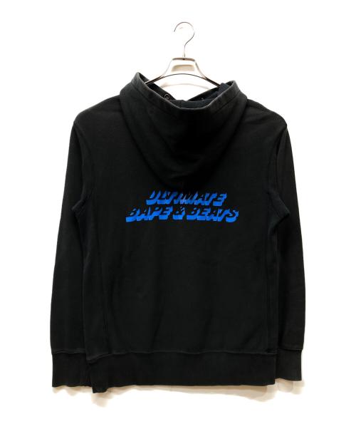 A BATHING APE（アベイシングエイプ）A BATHING APE (アベイシングエイプ) プルオーバーパーカー ブラック サイズ:Mの古着・服飾アイテム