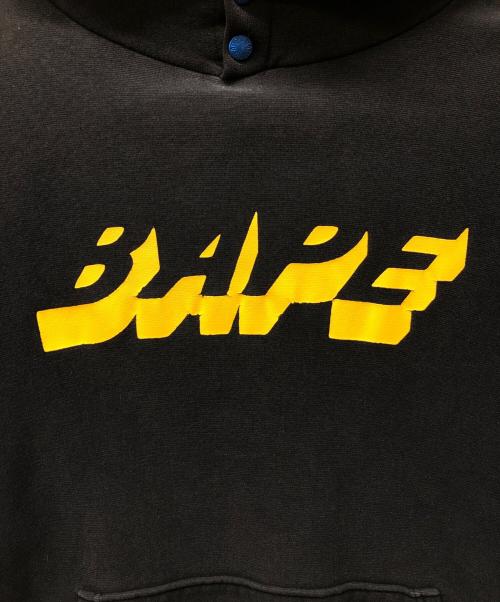 A BATHING APE（アベイシングエイプ）A BATHING APE (アベイシングエイプ) プルオーバーパーカー ブラック サイズ:Mの古着・服飾アイテム