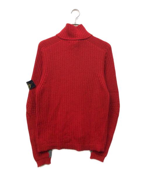 STONE ISLAND（ストーンアイランド）STONE ISLAND (ストーンアイランド) ドライバーズニット レッド サイズ:Sの古着・服飾アイテム