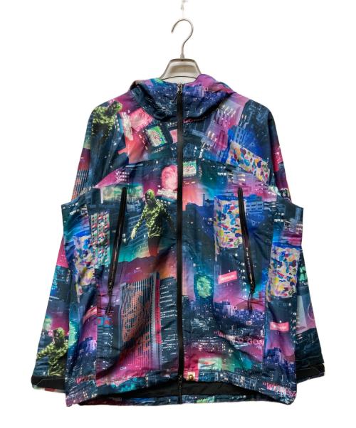 A BATHING APE（アベイシングエイプ）A BATHING APE (アベイシングエイプ) NEON TOKYO HOODIE JACKET マルチカラー サイズ:Lの古着・服飾アイテム
