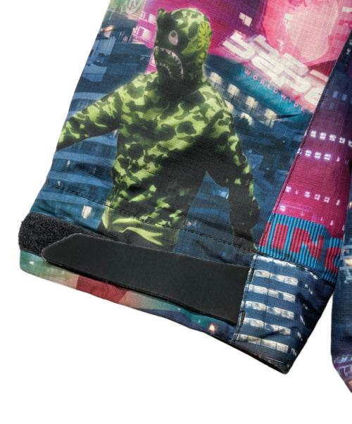 A BATHING APE（アベイシングエイプ）A BATHING APE (アベイシングエイプ) NEON TOKYO HOODIE JACKET マルチカラー サイズ:Lの古着・服飾アイテム