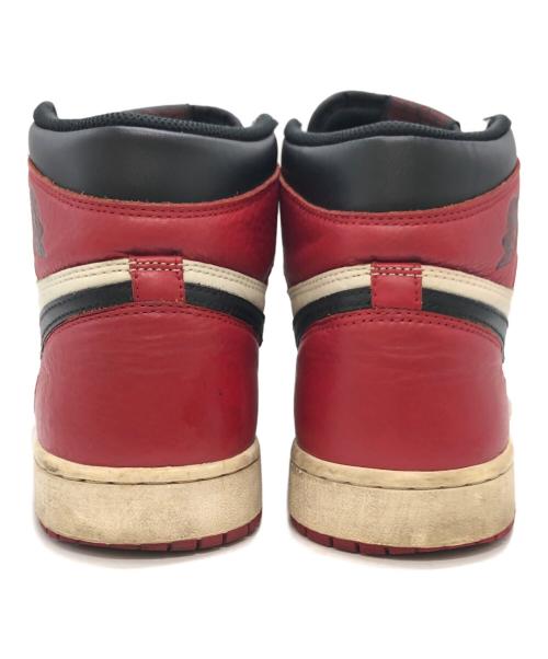 NIKE（ナイキ）NIKE (ナイキ) AIR JORDAN 1 RETRO HIGH OG レッド サイズ:28の古着・服飾アイテム
