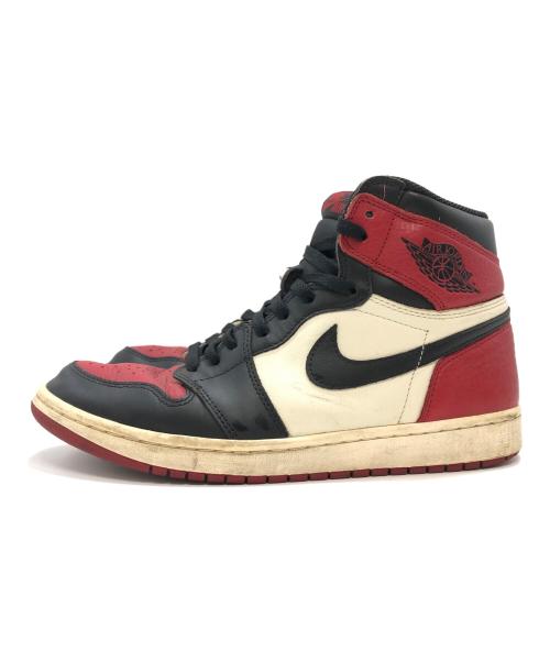 NIKE（ナイキ）NIKE (ナイキ) AIR JORDAN 1 RETRO HIGH OG レッド サイズ:28の古着・服飾アイテム