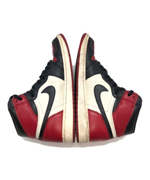 NIKE（ナイキ）NIKE (ナイキ) AIR JORDAN 1 RETRO HIGH OG レッド サイズ:28の古着・服飾アイテム