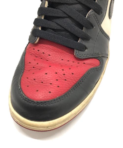 NIKE（ナイキ）NIKE (ナイキ) AIR JORDAN 1 RETRO HIGH OG レッド サイズ:28の古着・服飾アイテム