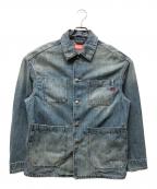 DIESELディーゼル）の古着「D-STACK-U Utility-style denim jacket」｜ブルー