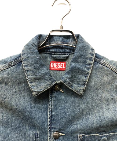 DIESEL（ディーゼル）DIESEL (ディーゼル) D-STACK-U Utility-style denim jacket ブルー サイズ:XSの古着・服飾アイテム