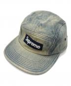 SUPREMEシュプリーム）の古着「Washed Chino Twill Camp cap」｜ブルー