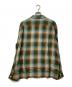 Benjamin Authentic Club (（ベンジャミンオーセンティッククラブ）) Rayon open collar Check Shirt ブラウン×グリーン サイズ:XL：15000円