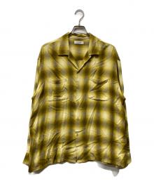 RADIALL（ラディアル）の古着「LO-N-SLO -OPEN COLLARED SHIRT L/S」｜イエロー