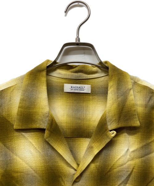 RADIALL（ラディアル）RADIALL (ラディアル) LO-N-SLO -OPEN COLLARED SHIRT L/S イエロー サイズ:XLの古着・服飾アイテム