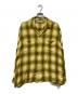 RADIALL（ラディアル）の古着「LO-N-SLO -OPEN COLLARED SHIRT L/S」｜イエロー