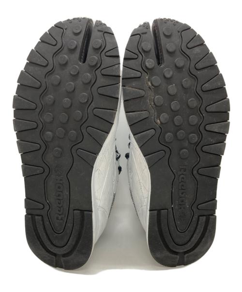 REEBOK（リーボック）REEBOK (リーボック) Maison Margiela (メゾンマルジェラ) Classic Leather Tabi ホワイト×ブラック サイズ:29の古着・服飾アイテム