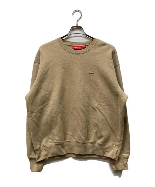 SUPREME（シュプリーム）Supreme (シュプリーム) Small Box Crewneck ベージュ サイズ:Mの古着・服飾アイテム