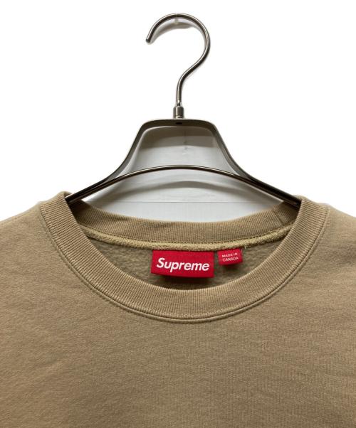 SUPREME（シュプリーム）Supreme (シュプリーム) Small Box Crewneck ベージュ サイズ:Mの古着・服飾アイテム