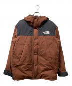THE NORTH FACEザ ノース フェイス）の古着「マウンテンダウンジャケット」｜ブラウン×ブラック