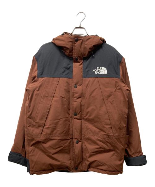 THE NORTH FACE（ザ ノース フェイス）THE NORTH FACE (ザ ノース フェイス) マウンテンダウンジャケット ブラウン×ブラック サイズ:Lの古着・服飾アイテム