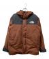 THE NORTH FACE（ザ ノース フェイス）の古着「マウンテンダウンジャケット」｜ブラウン×ブラック