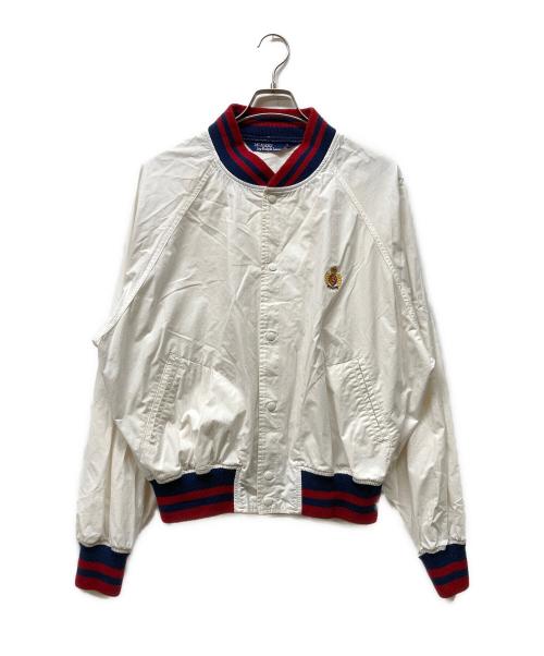 POLO RALPH LAUREN（ポロ・ラルフローレン）POLO RALPH LAUREN (ポロ・ラルフローレン) コーチジャケット ホワイト サイズ:Lの古着・服飾アイテム