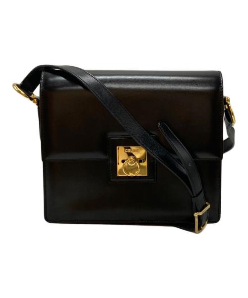 CELINE（セリーヌ）CELINE (セリーヌ) ショルダーバッグ ブラックの古着・服飾アイテム