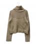 TAKAHIROMIYASHITA TheSoloIst. (タカヒロミヤシタ ザソロイスト) capshoulder scarf turtleneck sweater ベージュ サイズ:４６：18000円