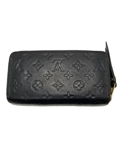 LOUIS VUITTON（ルイ ヴィトン）LOUIS VUITTON (ルイ ヴィトン) ラウンドファスナー財布 ブラックの古着・服飾アイテム