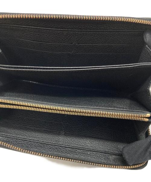 LOUIS VUITTON（ルイ ヴィトン）LOUIS VUITTON (ルイ ヴィトン) ラウンドファスナー財布 ブラックの古着・服飾アイテム