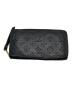 LOUIS VUITTON（ルイ ヴィトン）の古着「ラウンドファスナー財布」｜ブラック