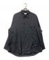 Graphpaper（グラフペーパー）の古着「23SS Fine Wool Tropical L/S Oversized Regular Collar Shirt」｜ブラック