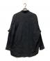 Graphpaper (グラフペーパー) 23SS Fine Wool Tropical L/S Oversized Regular Collar Shirt ブラック サイズ:F：16000円