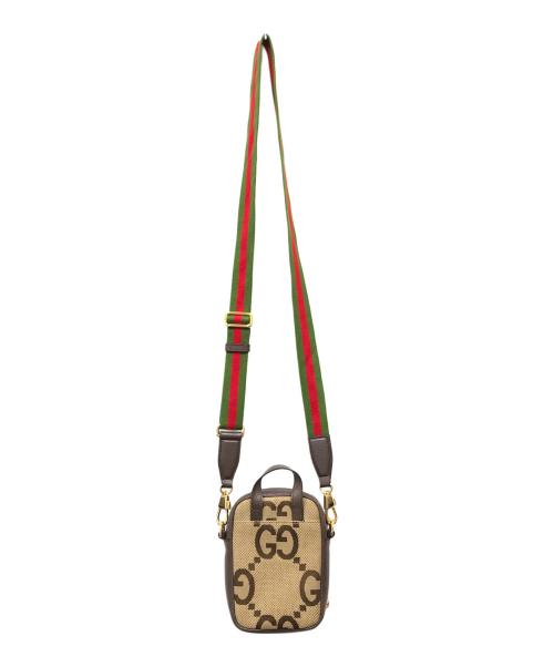GUCCI（グッチ）GUCCI (グッチ) ショルダーバッグ ブラウン・ベージュの古着・服飾アイテム