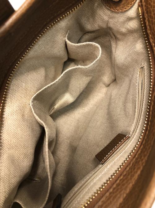 GUCCI（グッチ）GUCCI (グッチ) 2WAYバッグ ブラウン・ベージュの古着・服飾アイテム