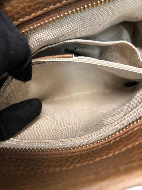 GUCCI（グッチ）GUCCI (グッチ) 2WAYバッグ ブラウン・ベージュの古着・服飾アイテム