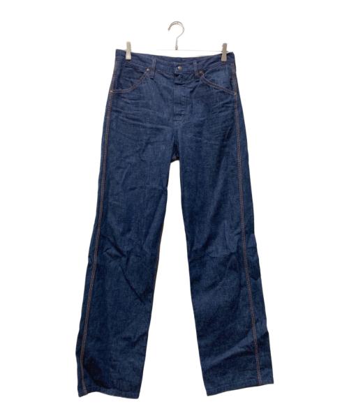 Deluxeware（デラックスウェア）DELUXEWARE (デラックスウェア) 30s NAVY TROUSER ブルー サイズ:32の古着・服飾アイテム