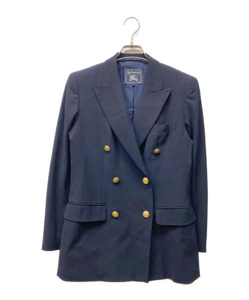 Burberry's（バーバリーズ）Burberry's (バーバリーズ) 金ボタンダブルジャケット ネイビー サイズ:７の古着・服飾アイテム