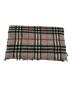 Burberry's (バーバリーズ) ノヴァチェックカシミヤマフラー グレー：7000円