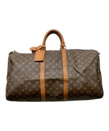 LOUIS VUITTON（ルイ ヴィトン）の古着「ボストンバッグ/キーポル 55」｜ブラウン
